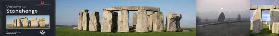 Stonehenge tours montage of photos.